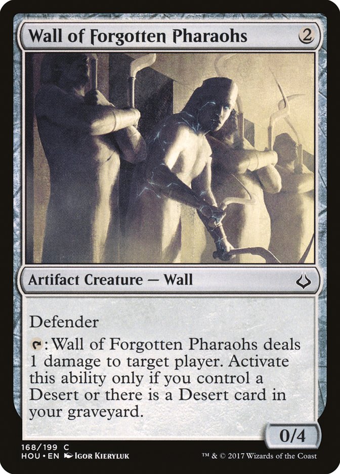 Wall of Forgotten Pharaohs [Hour of Devastation] MTG Single Magic: The Gathering | Red Claw Gaming