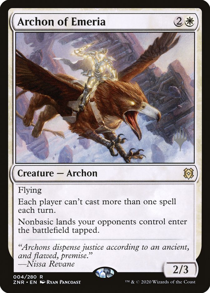 Archon of Emeria (Promo Pack) [Zendikar Rising Promos] MTG Single Magic: The Gathering | Red Claw Gaming