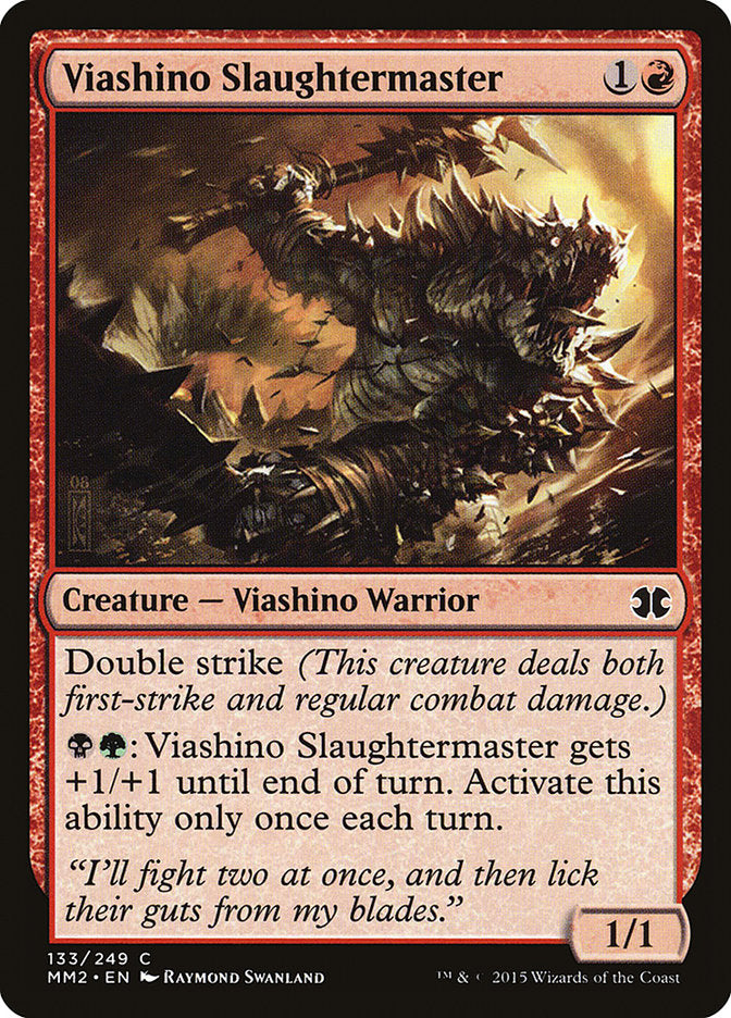 Viashino Slaughtermaster [Modern Masters 2015] MTG Single Magic: The Gathering | Red Claw Gaming