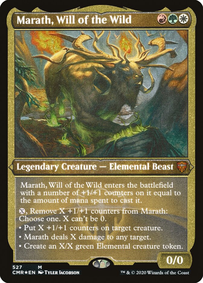 Marath, Will of the Wild (Etched) [Commander Legends] MTG Single Magic: The Gathering | Red Claw Gaming