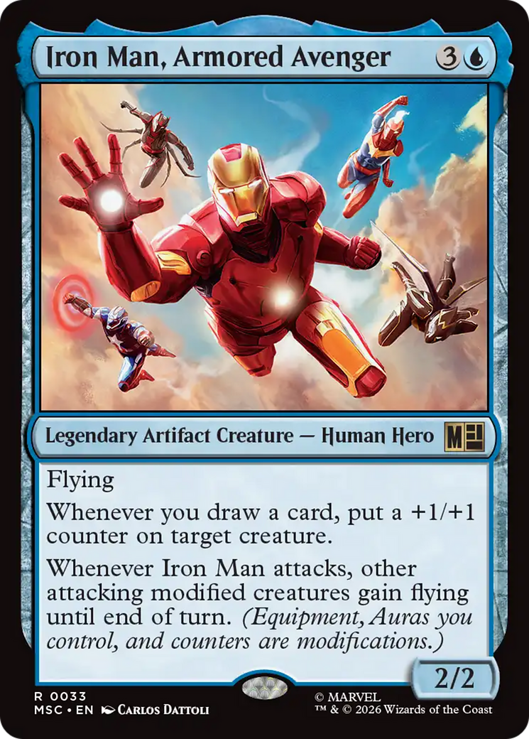 Iron Man, Armored Avenger [Marvel Super Heroes Commander] MTG Single Magic: The Gathering | Red Claw Gaming