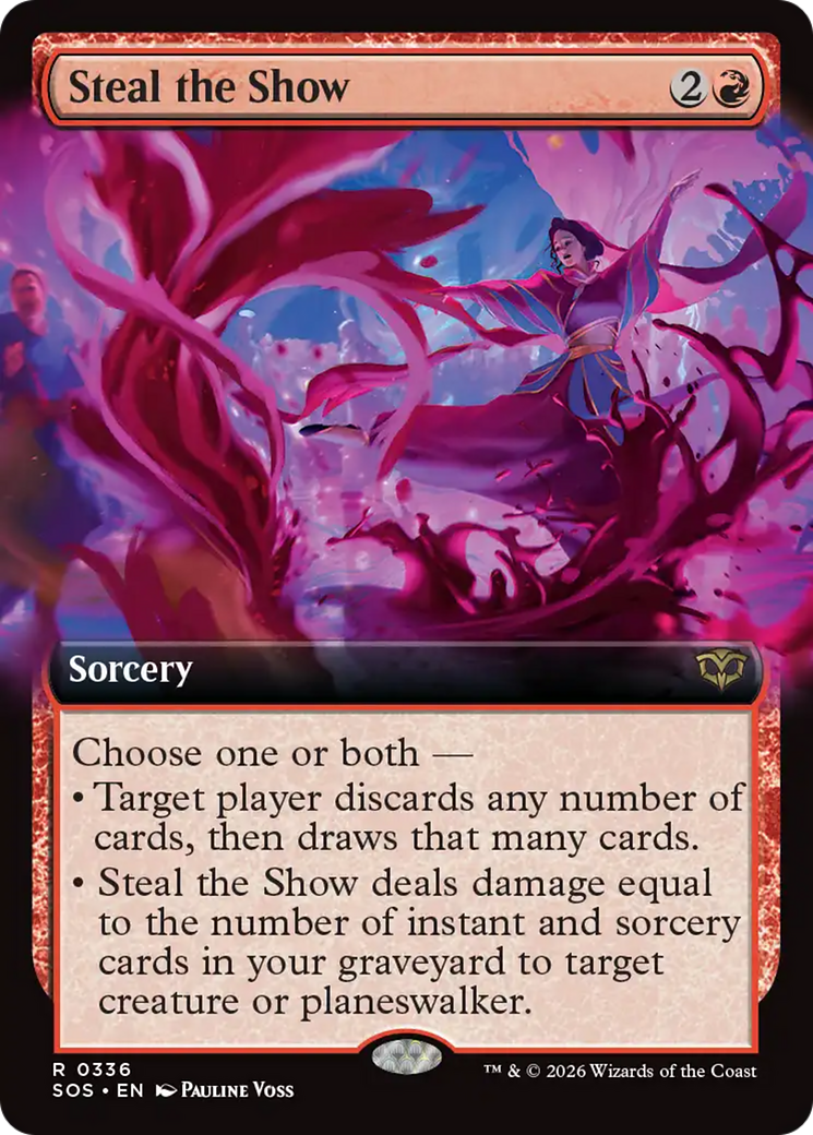 Steal the Show (Extended Art) [Secrets of Strixhaven] MTG Single Magic: The Gathering | Red Claw Gaming