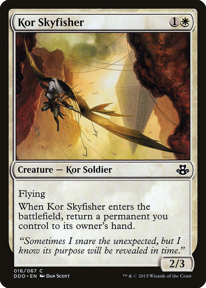 Kor Skyfisher [Duel Decks: Elspeth vs. Kiora] MTG Single Magic: The Gathering    | Red Claw Gaming