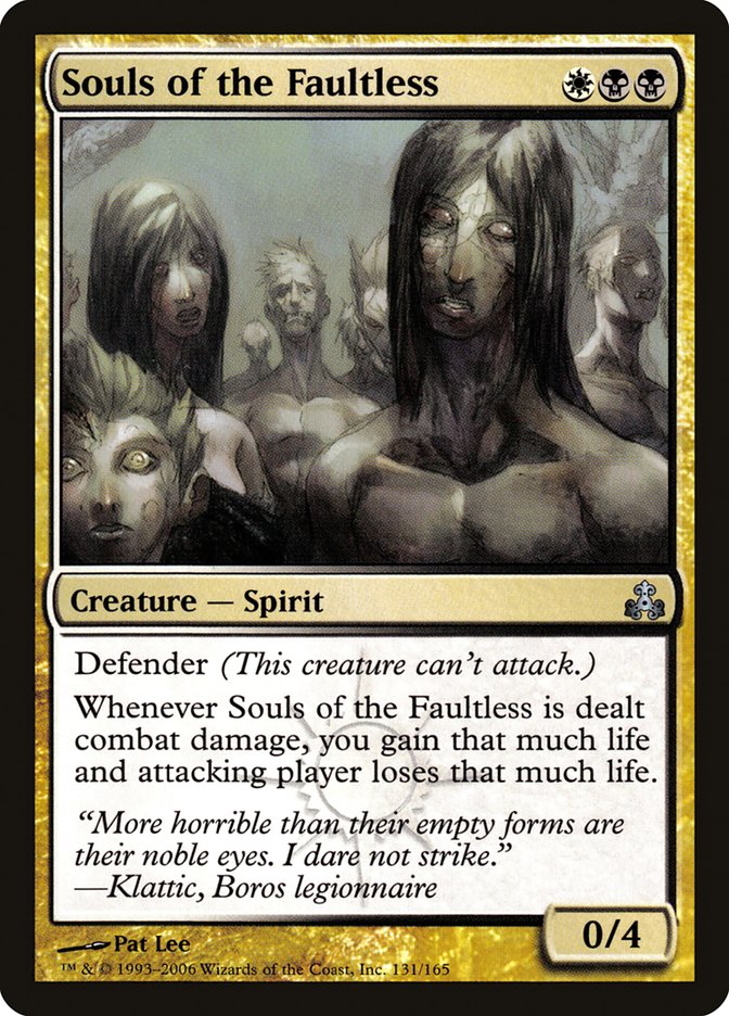 Souls of the Faultless [Guildpact] MTG Single Magic: The Gathering | Red Claw Gaming