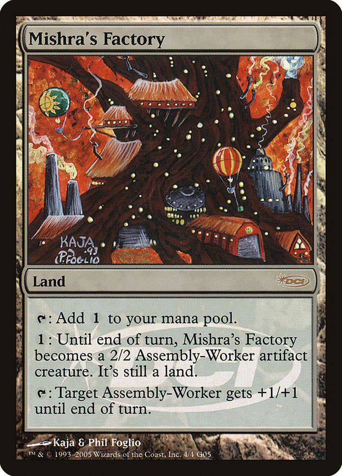 Mishra's Factory [Judge Gift Cards 2005] MTG Single Magic: The Gathering | Red Claw Gaming