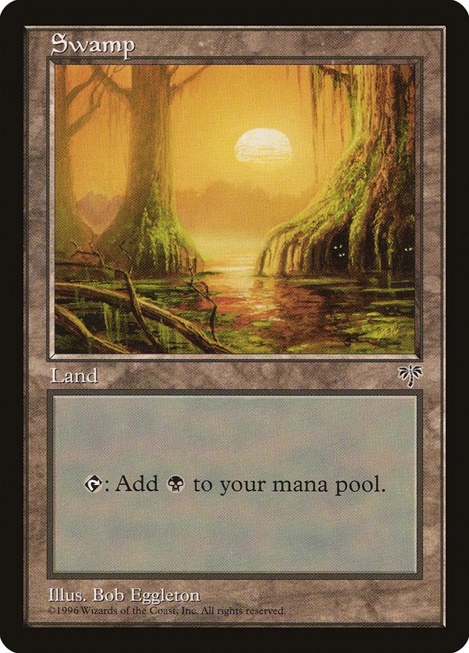 Swamp (Sunset) [Mirage] MTG Single Magic: The Gathering | Red Claw Gaming