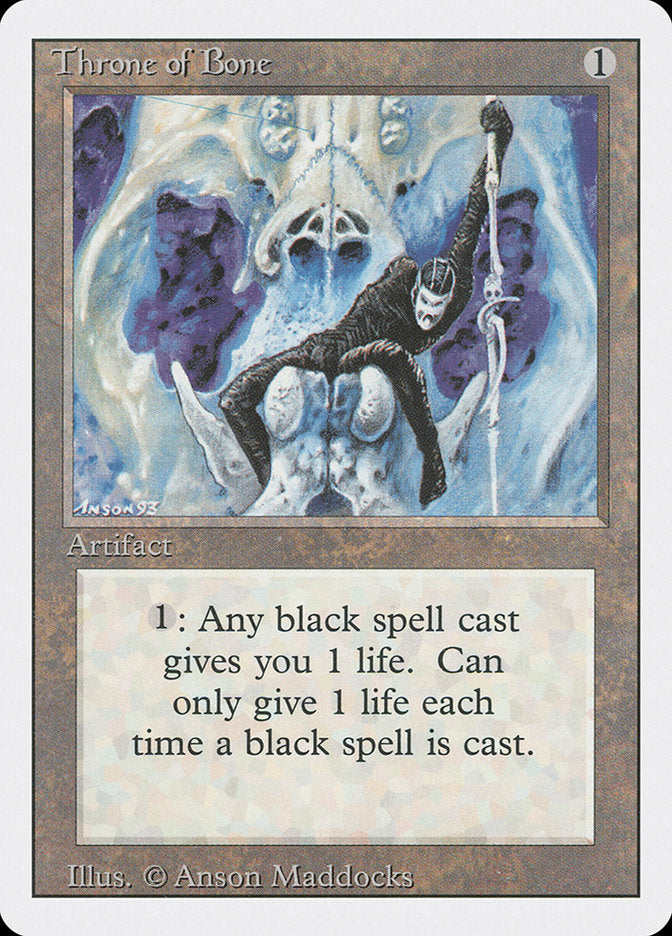 Throne of Bone [Revised Edition] MTG Single Magic: The Gathering | Red Claw Gaming