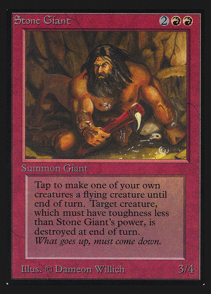 Stone Giant [Collectors' Edition] MTG Single Magic: The Gathering | Red Claw Gaming
