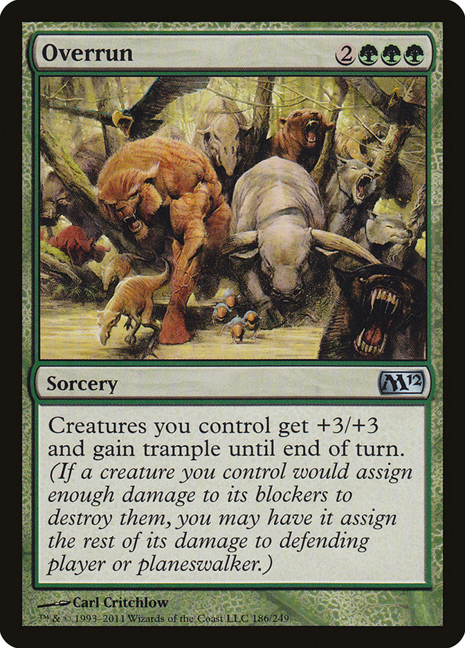 Overrun [Magic 2012] MTG Single Magic: The Gathering | Red Claw Gaming
