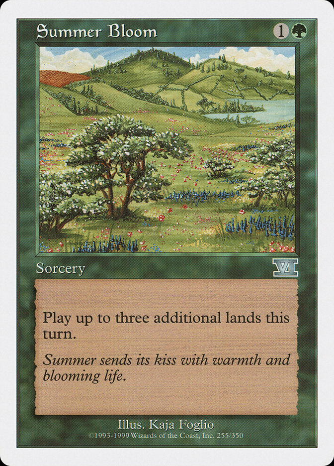 Summer Bloom [Classic Sixth Edition] MTG Single Magic: The Gathering | Red Claw Gaming