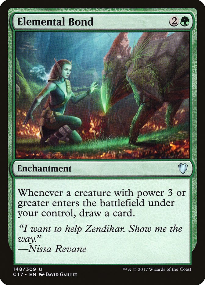 Elemental Bond [Commander 2017] MTG Single Magic: The Gathering | Red Claw Gaming
