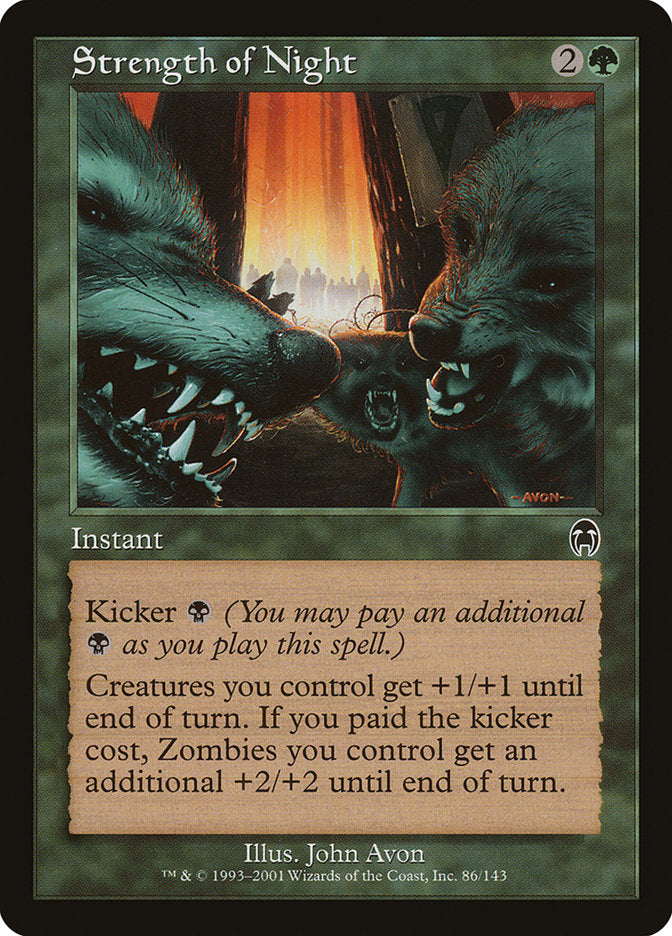 Strength of Night [Apocalypse] MTG Single Magic: The Gathering | Red Claw Gaming