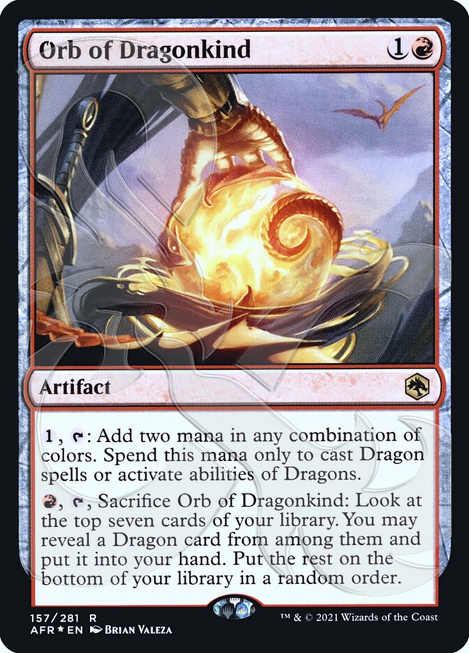 Orb of Dragonkind (Ampersand Promo) [Dungeons & Dragons: Adventures in the Forgotten Realms Promos] MTG Single Magic: The Gathering | Red Claw Gaming