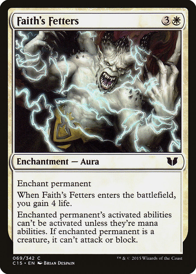 Faith's Fetters [Commander 2015] MTG Single Magic: The Gathering | Red Claw Gaming