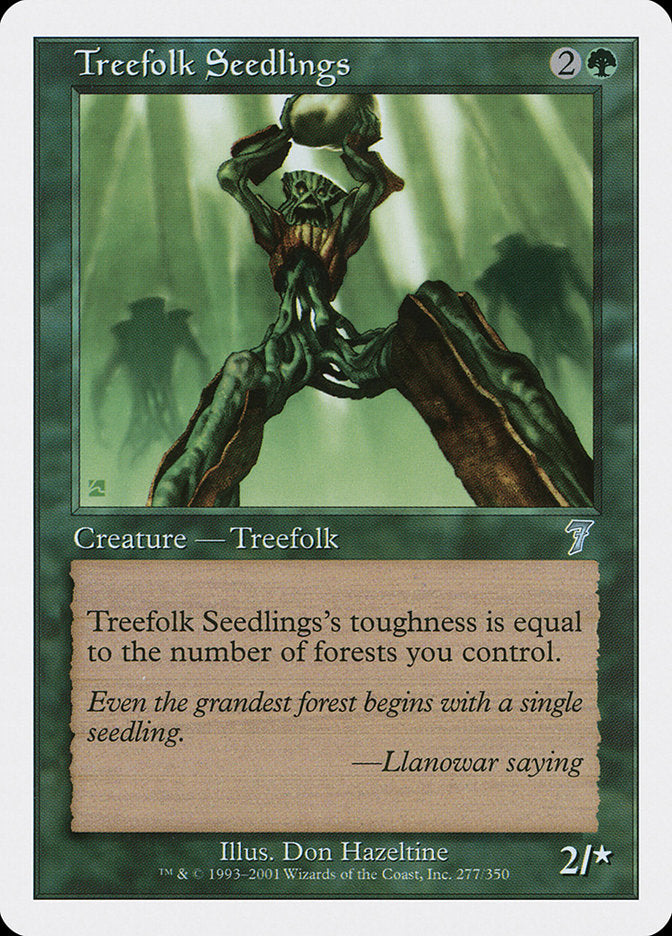 Treefolk Seedlings [Seventh Edition] MTG Single Magic: The Gathering | Red Claw Gaming