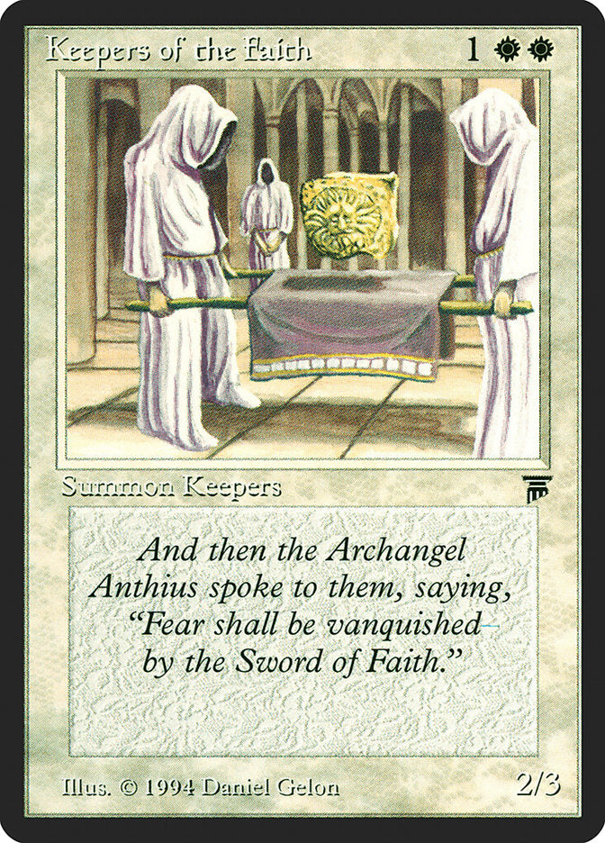 Keepers of the Faith [Legends] MTG Single Magic: The Gathering | Red Claw Gaming
