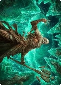 Draugr Necromancer Art Card [Kaldheim Art Series] MTG Single Magic: The Gathering | Red Claw Gaming