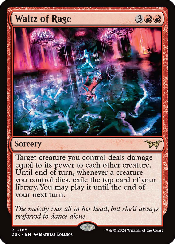 Waltz of Rage [Duskmourn: House of Horror] MTG Single Magic: The Gathering | Red Claw Gaming