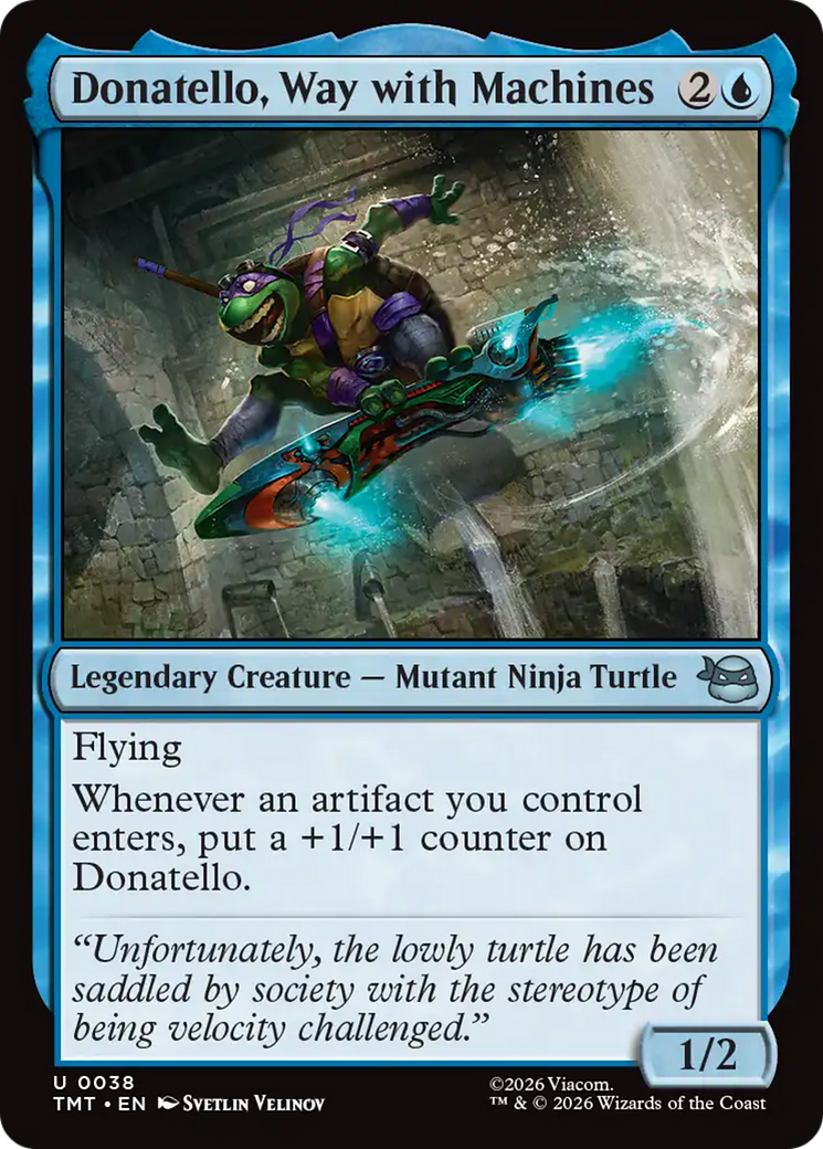 Donatello, Way with Machines [Teenage Mutant Ninja Turtles] MTG Single Magic: The Gathering | Red Claw Gaming