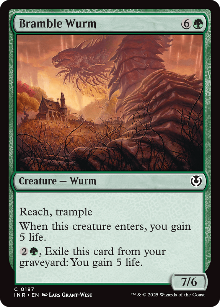 Bramble Wurm [Innistrad Remastered] MTG Single Magic: The Gathering | Red Claw Gaming