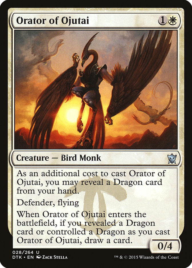 Orator of Ojutai [Dragons of Tarkir] MTG Single Magic: The Gathering | Red Claw Gaming