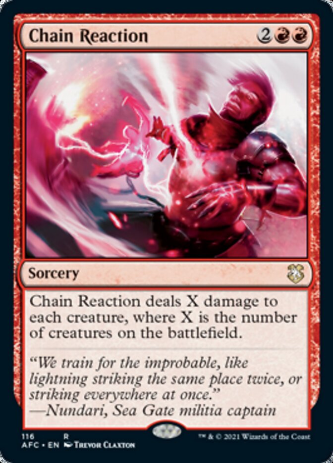 Chain Reaction [Dungeons & Dragons: Adventures in the Forgotten Realms Commander] MTG Single Magic: The Gathering | Red Claw Gaming