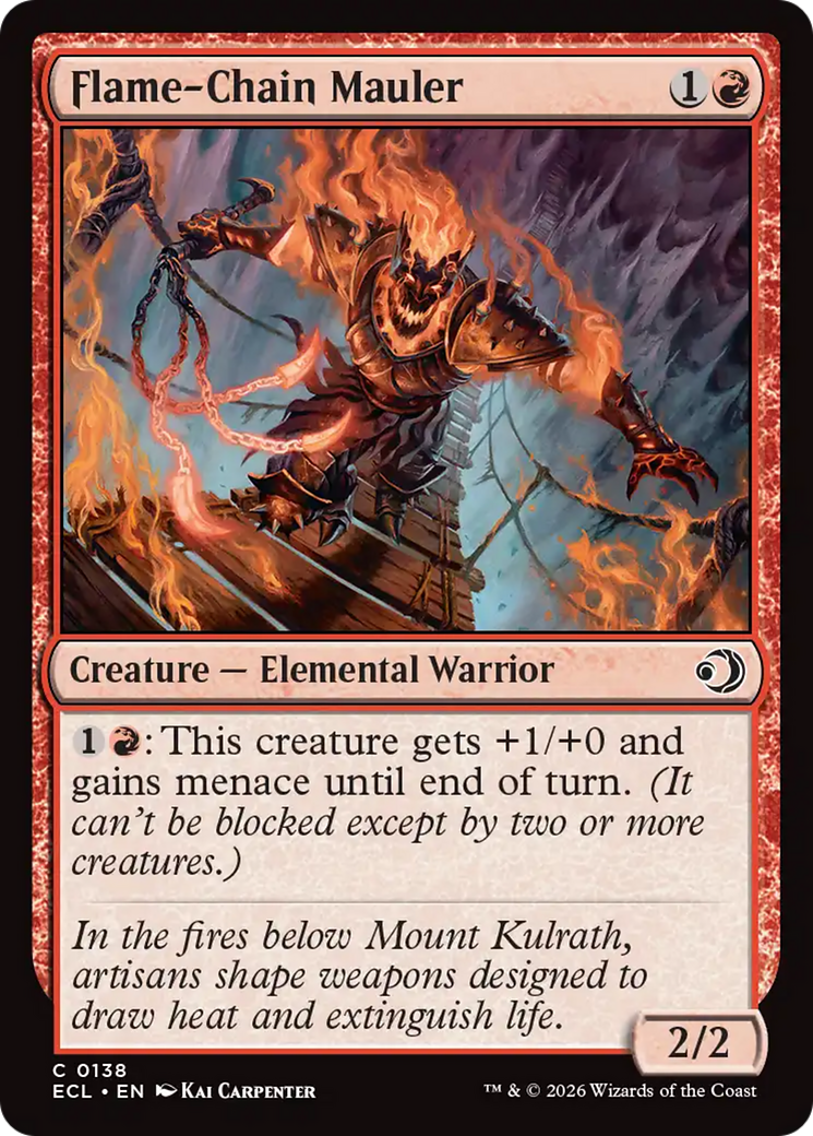 Flame-Chain Mauler [Lorwyn Eclipsed] MTG Single Magic: The Gathering | Red Claw Gaming