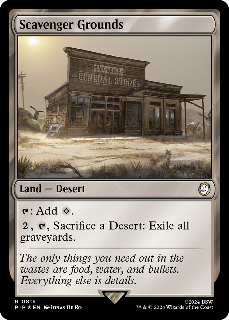 Scavenger Grounds (Surge Foil) [Fallout] MTG Single Magic: The Gathering | Red Claw Gaming