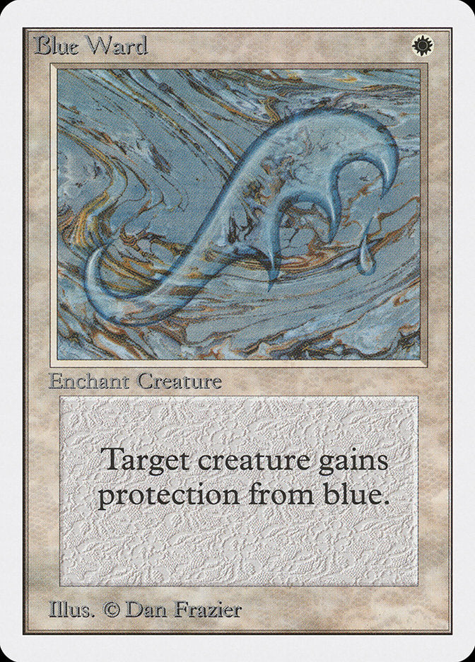 Blue Ward [Unlimited Edition] MTG Single Magic: The Gathering | Red Claw Gaming