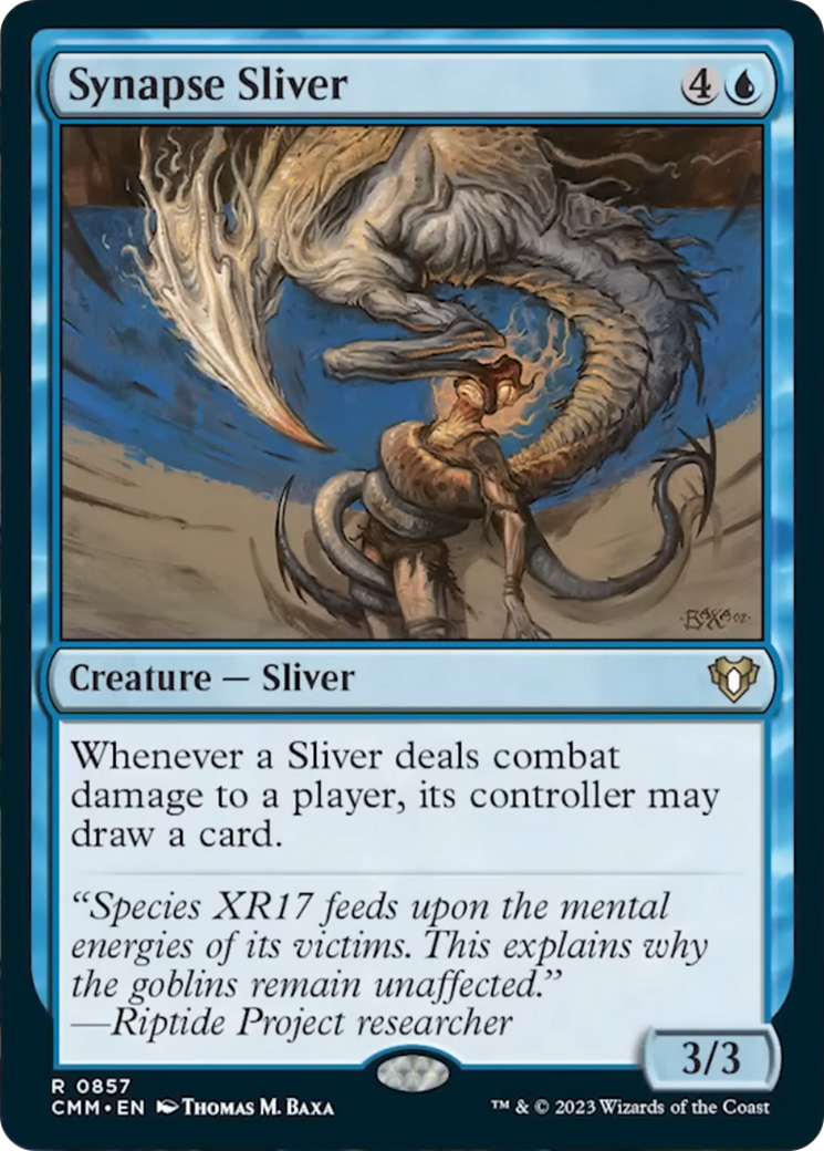 Synapse Sliver [Commander Masters] MTG Single Magic: The Gathering    | Red Claw Gaming