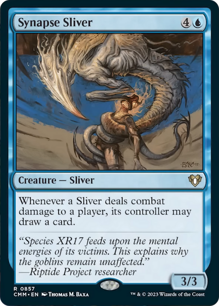 Synapse Sliver [Commander Masters] MTG Single Magic: The Gathering | Red Claw Gaming