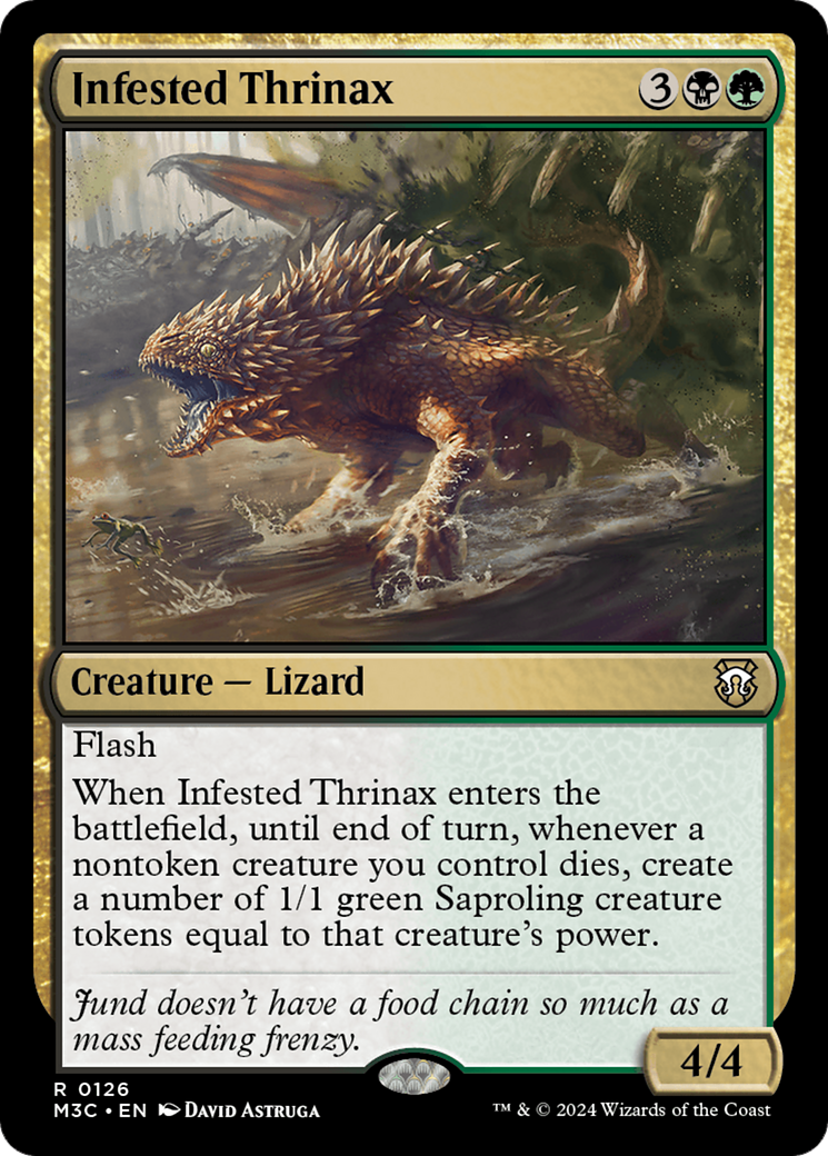 Infested Thrinax [Modern Horizons 3 Commander] MTG Single Magic: The Gathering | Red Claw Gaming