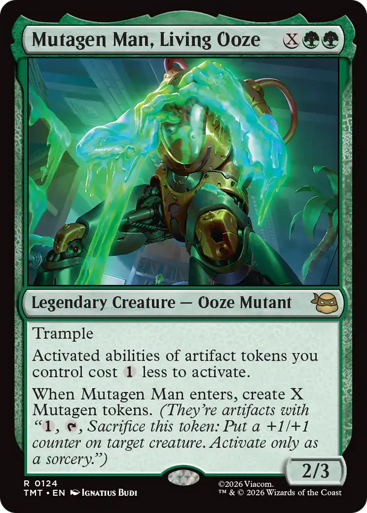Mutagen Man, Living Ooze [Teenage Mutant Ninja Turtles] MTG Single Magic: The Gathering | Red Claw Gaming