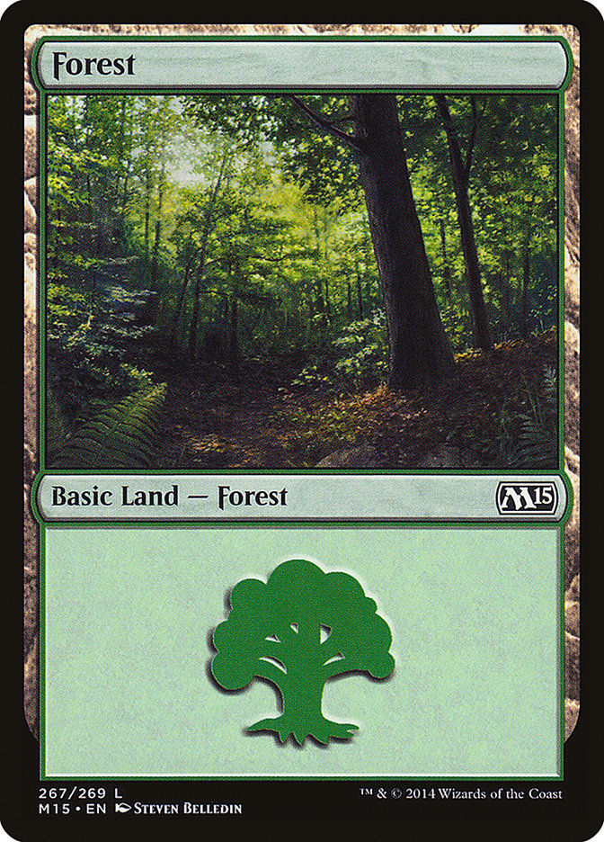 Forest (267) [Magic 2015] MTG Single Magic: The Gathering | Red Claw Gaming