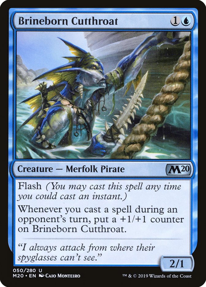 Brineborn Cutthroat [Core Set 2020] MTG Single Magic: The Gathering | Red Claw Gaming