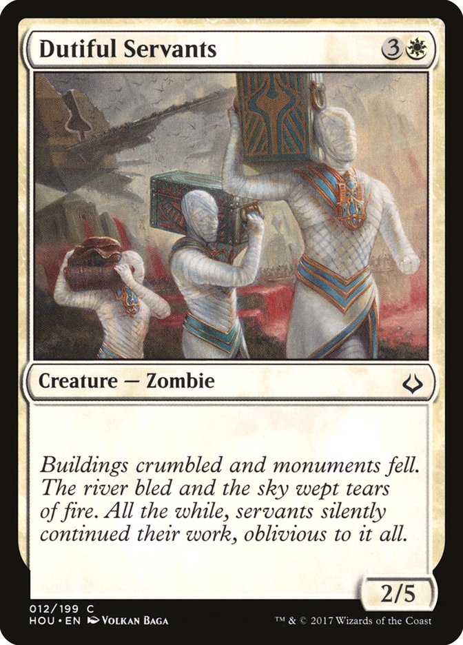 Dutiful Servants [Hour of Devastation] MTG Single Magic: The Gathering | Red Claw Gaming