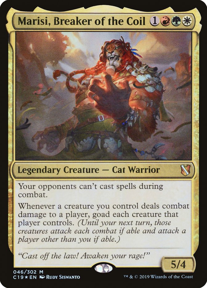 Marisi, Breaker of the Coil [Commander 2019] MTG Single Magic: The Gathering | Red Claw Gaming