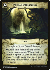 Primal Amulet // Primal Wellspring [Ixalan Prerelease Promos] MTG Single Magic: The Gathering | Red Claw Gaming
