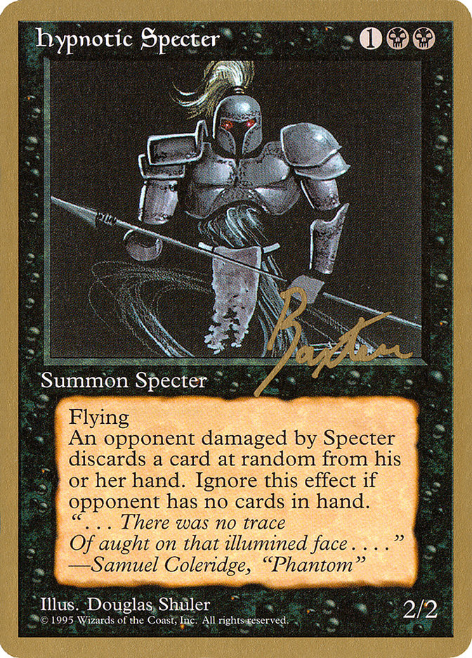 Hypnotic Specter (George Baxter) [Pro Tour Collector Set] MTG Single Magic: The Gathering | Red Claw Gaming