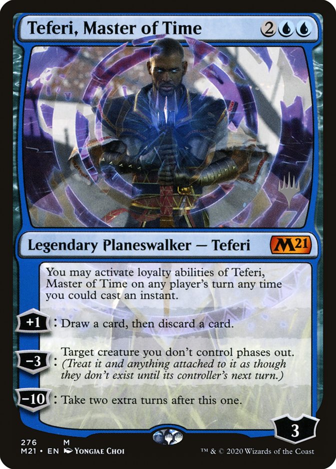 Teferi, Master of Time (Promo Pack) (276) [Core Set 2021 Promos] MTG Single Magic: The Gathering | Red Claw Gaming