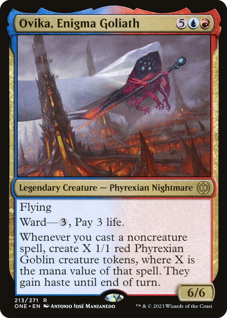 Ovika, Enigma Goliath [Phyrexia: All Will Be One] MTG Single Magic: The Gathering | Red Claw Gaming