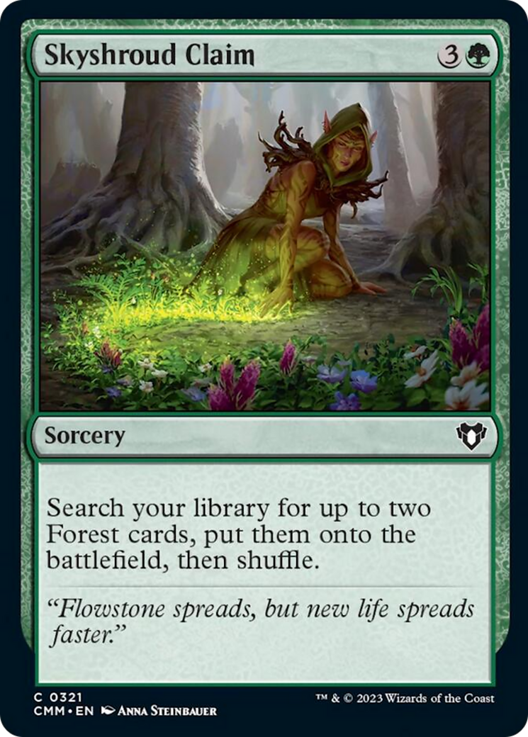 Skyshroud Claim [Commander Masters] MTG Single Magic: The Gathering | Red Claw Gaming