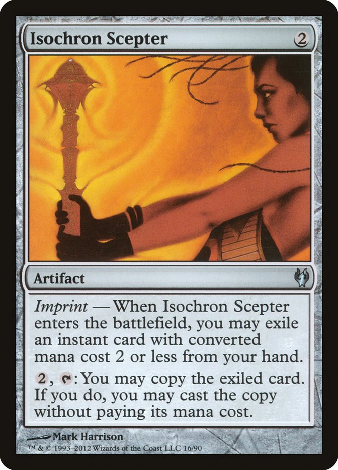 Isochron Scepter [Duel Decks: Izzet vs. Golgari] MTG Single Magic: The Gathering | Red Claw Gaming