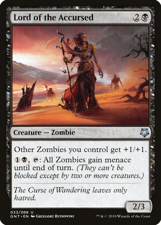Lord of the Accursed [Game Night 2018] MTG Single Magic: The Gathering | Red Claw Gaming
