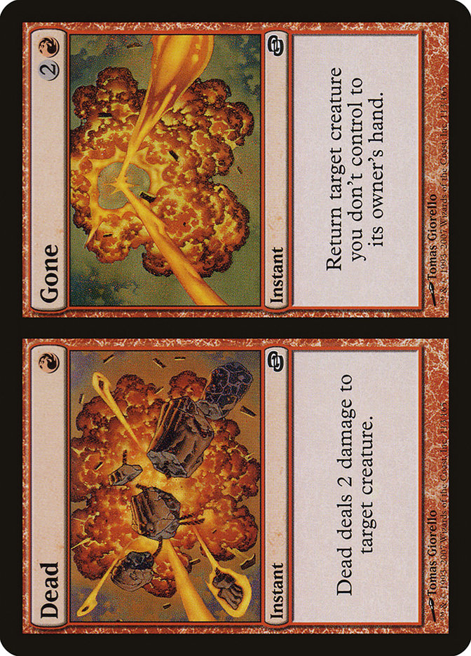 Dead // Gone [Planar Chaos] MTG Single Magic: The Gathering | Red Claw Gaming