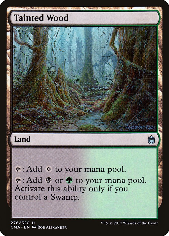Tainted Wood [Commander Anthology] MTG Single Magic: The Gathering | Red Claw Gaming