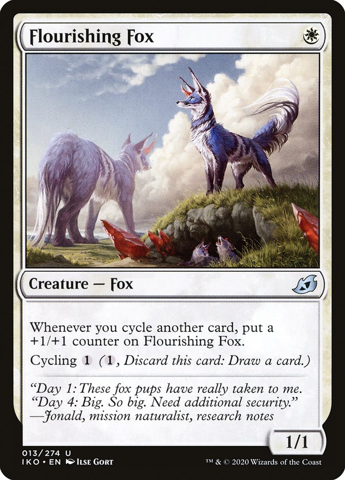 Flourishing Fox [Ikoria: Lair of Behemoths] MTG Single Magic: The Gathering | Red Claw Gaming