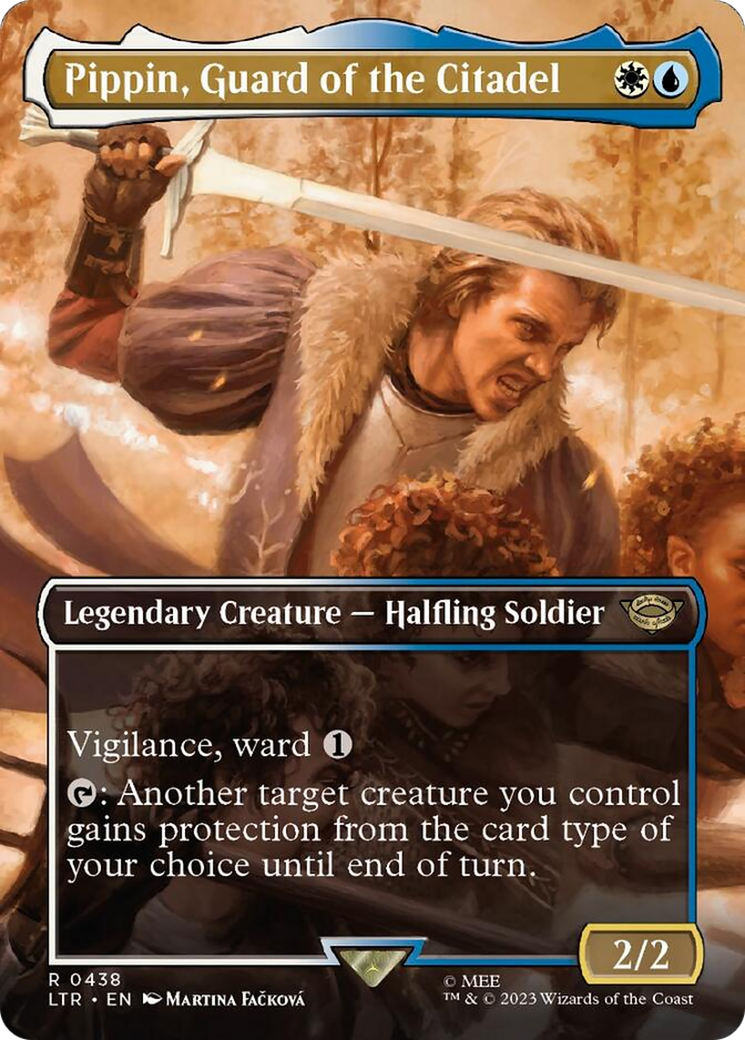 Pippin, Guard of the Citadel (Borderless Alternate Art) [The Lord of the Rings: Tales of Middle-Earth] MTG Single Magic: The Gathering | Red Claw Gaming