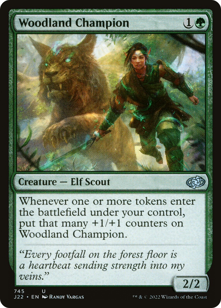 Woodland Champion [Jumpstart 2022] MTG Single Magic: The Gathering | Red Claw Gaming