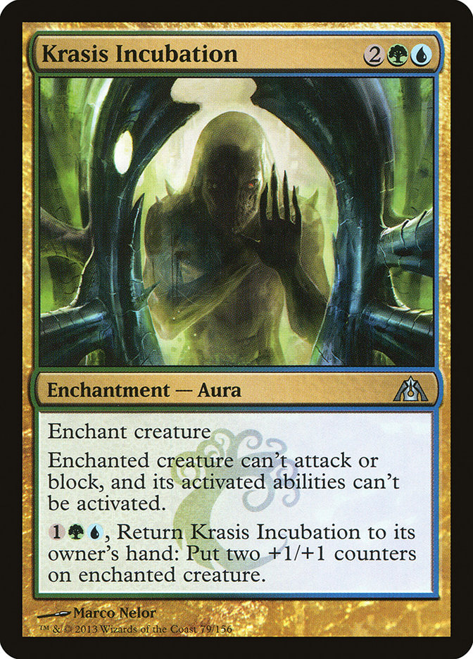Krasis Incubation [Dragon's Maze] MTG Single Magic: The Gathering | Red Claw Gaming